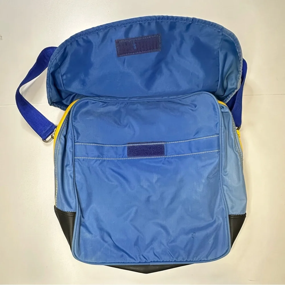 Planet Mars M&M Candy Messenger Tote Bag Blue & Yellow Shoulder‎ Bag Promotional